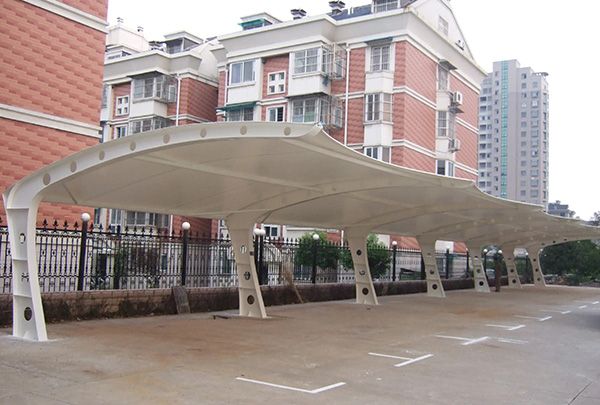 長春膜結構車棚的結構形式是什么